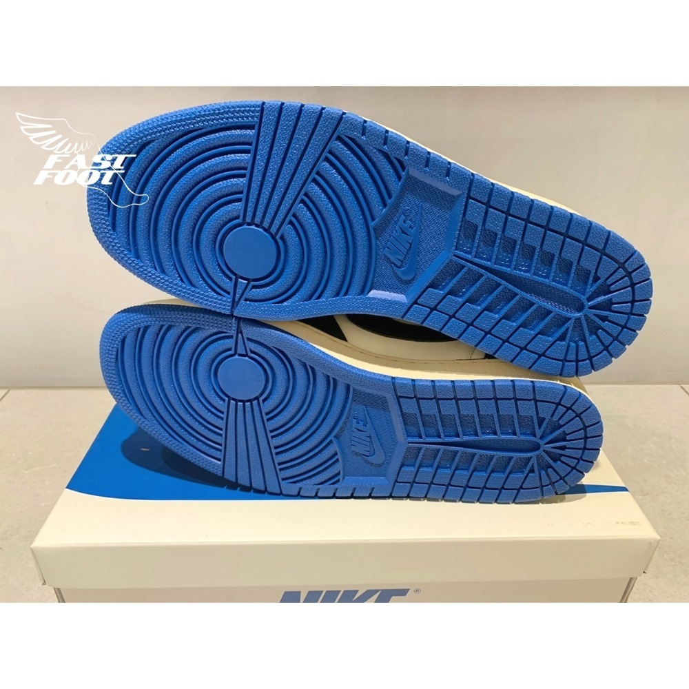 快腳🔎 Travis Scott x Fragment x AJ1 Low 聯名 藍白 倒鉤 DM7866-140-細節圖9