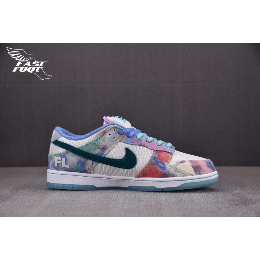 快腳🔎 Nike SB Dunk Low x Futura 漂白帆布 渲染 塗鴉  HF6061-400-細節圖2