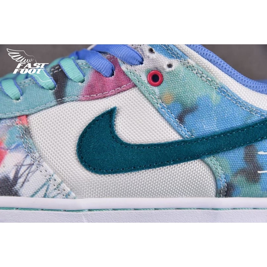 快腳🔎 Nike SB Dunk Low x Futura 漂白帆布 渲染 塗鴉  HF6061-400-細節圖6