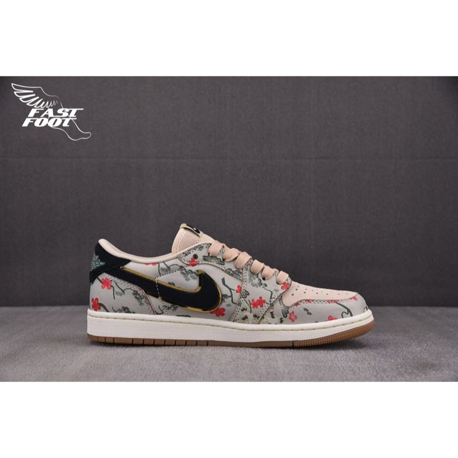 快腳🔎 Air Jordan 1 Low OG 八村塁 聯名 HV8293-100 浮世繪-細節圖2