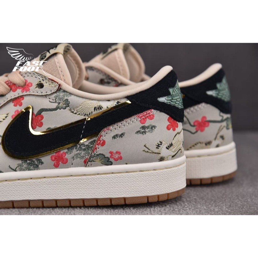 快腳🔎 Air Jordan 1 Low OG 八村塁 聯名 HV8293-100 浮世繪-細節圖7