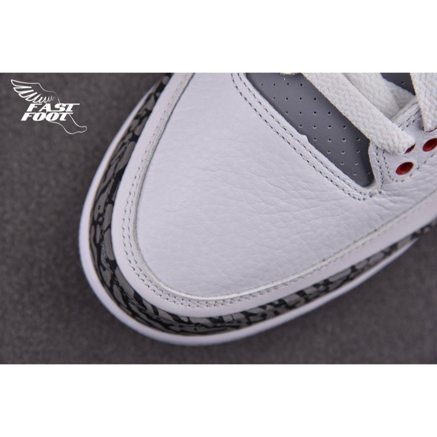 快腳🔎 Air Jordan 3 Fire Red白紅 爆裂紋 OG配色 DN3707-160-細節圖4