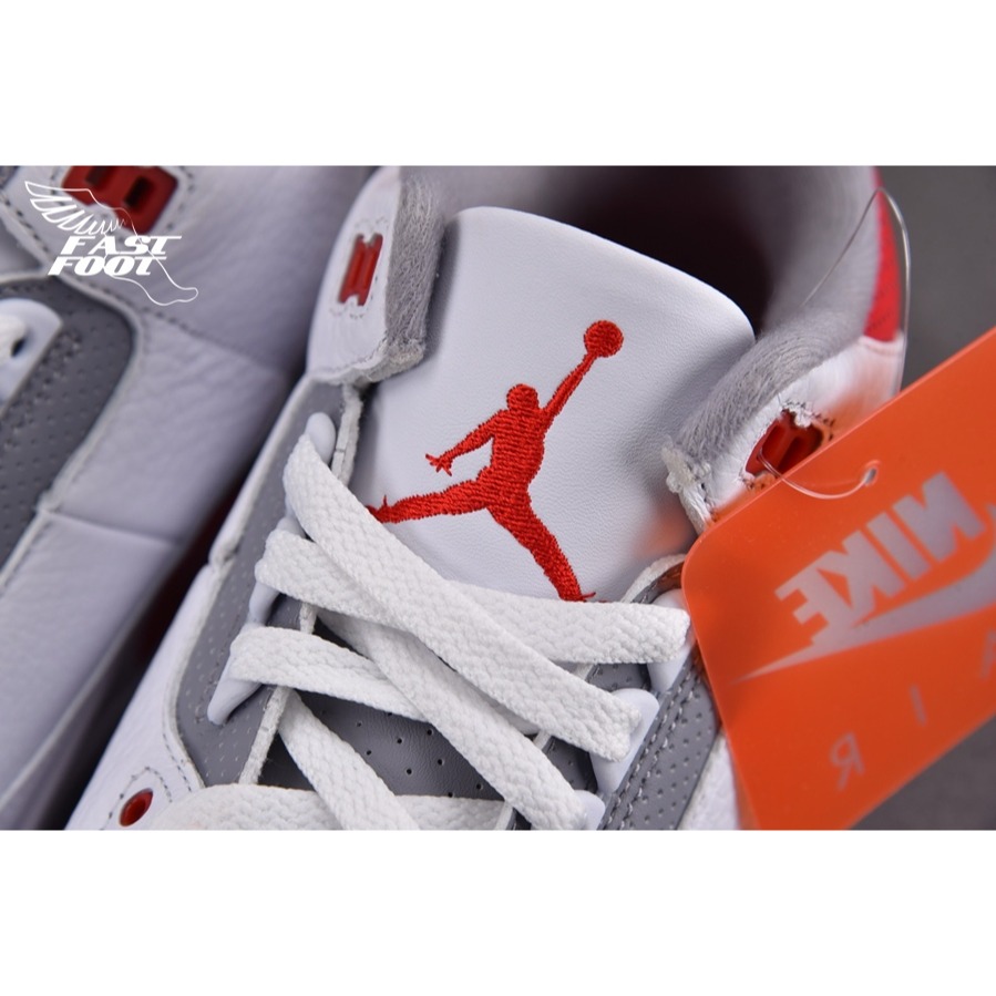快腳🔎 Air Jordan 3 Fire Red白紅 爆裂紋 OG配色 DN3707-160-細節圖6
