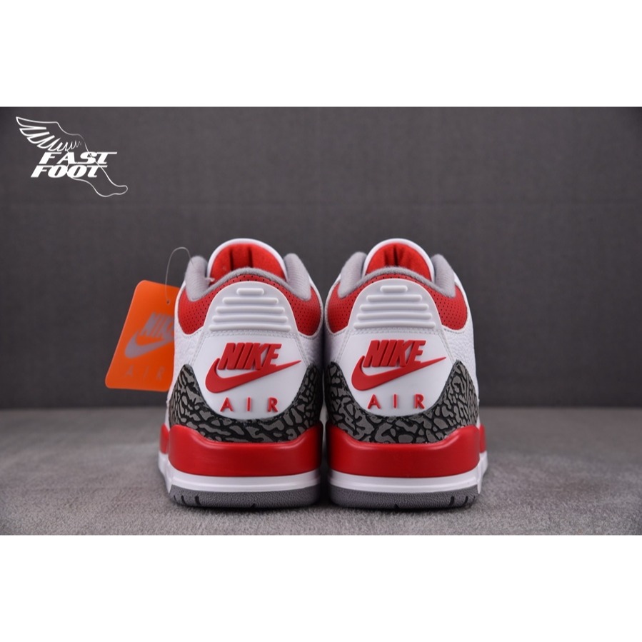 快腳🔎 Air Jordan 3 Fire Red白紅 爆裂紋 OG配色 DN3707-160-細節圖8