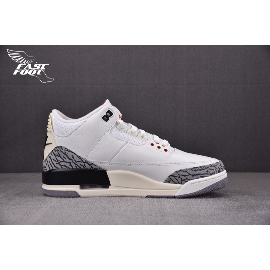 快腳🔎 Air Jordan 3 Retro White Cement 白水泥 爆裂紋 DN3707-100-細節圖2