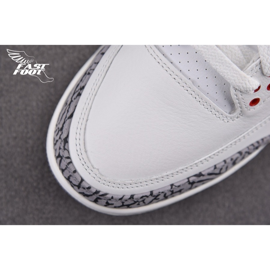 快腳🔎 Air Jordan 3 Retro White Cement 白水泥 爆裂紋 DN3707-100-細節圖4