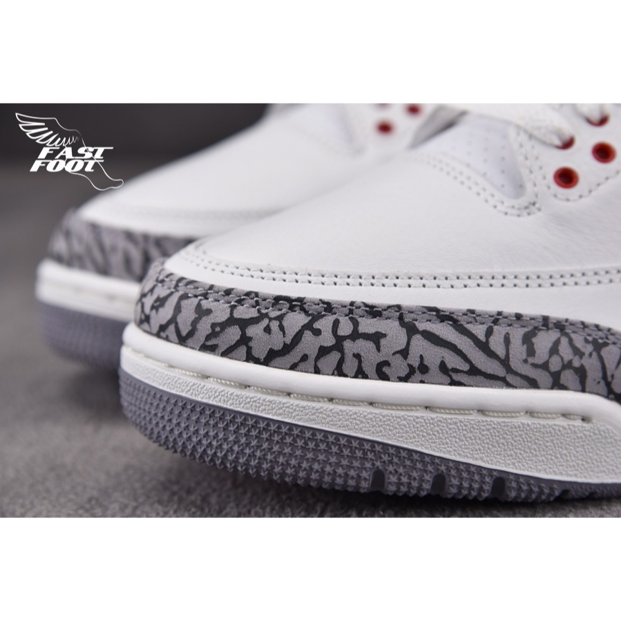 快腳🔎 Air Jordan 3 Retro White Cement 白水泥 爆裂紋 DN3707-100-細節圖5