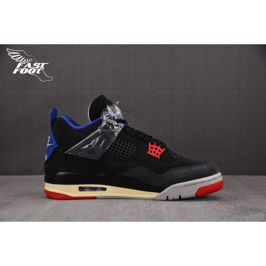 快腳🔎 Air Jordan 4 復刻版 ＇Rare Air＇  黑藍 FV5029-003 限量-細節圖2