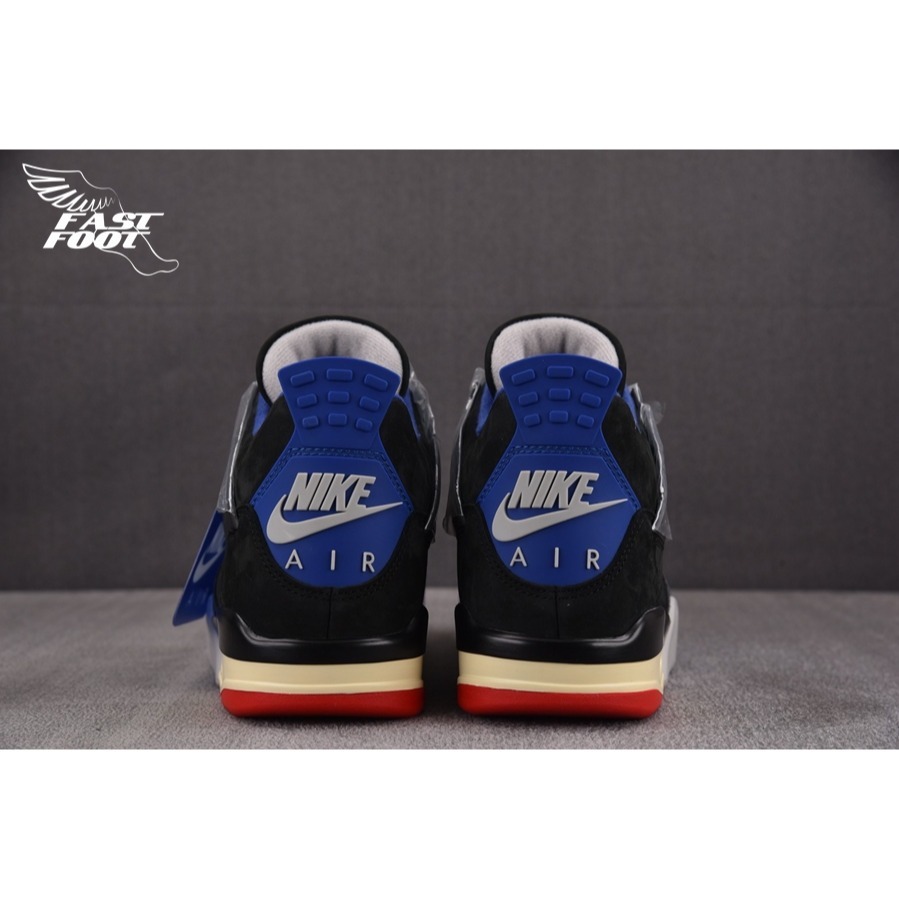快腳🔎 Air Jordan 4 復刻版 ＇Rare Air＇  黑藍 FV5029-003 限量-細節圖4