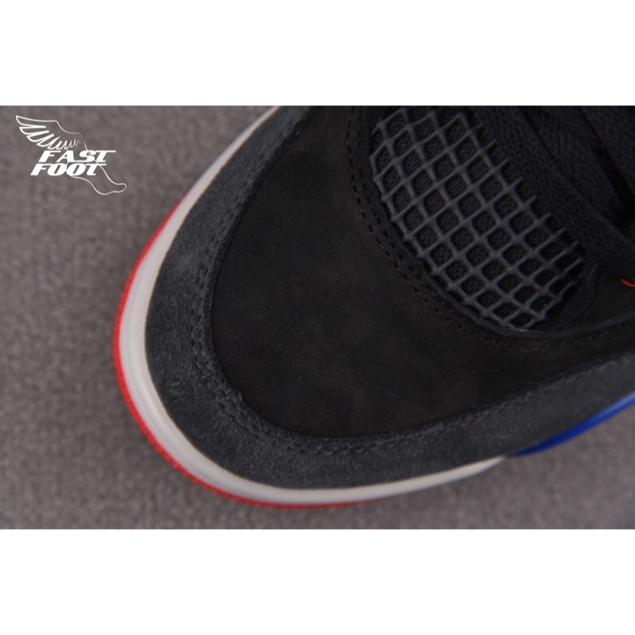 快腳🔎 Air Jordan 4 復刻版 ＇Rare Air＇  黑藍 FV5029-003 限量-細節圖6