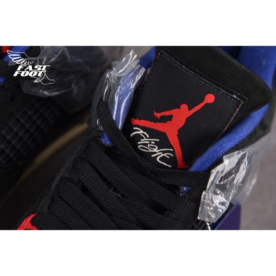快腳🔎 Air Jordan 4 復刻版 ＇Rare Air＇  黑藍 FV5029-003 限量-細節圖7