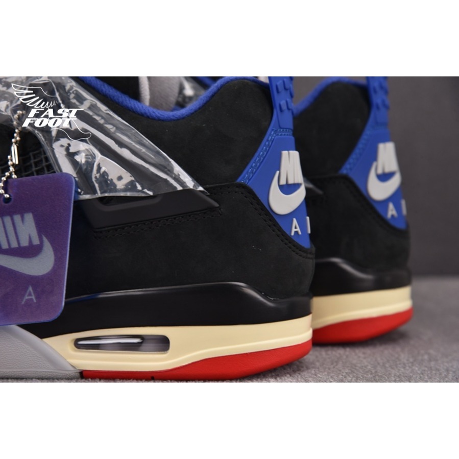 快腳🔎 Air Jordan 4 復刻版 ＇Rare Air＇  黑藍 FV5029-003 限量-細節圖9