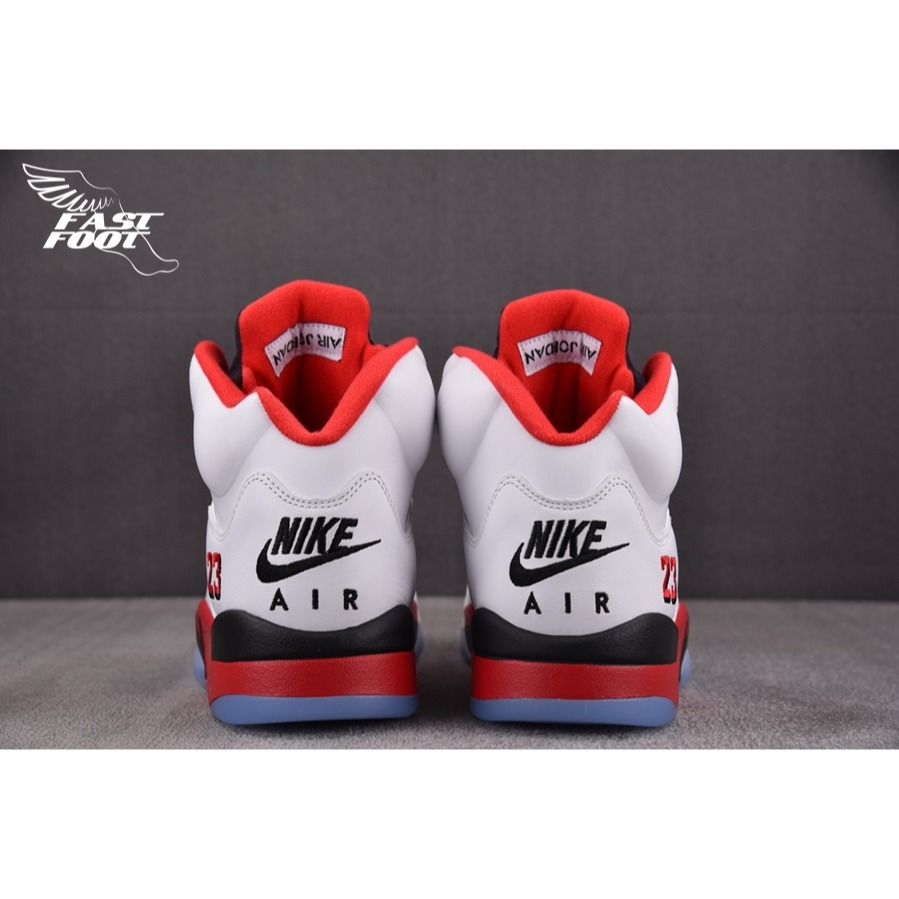 快腳🔎 Air Jordan 5 Fire Red  流川楓 黑鞋舌 灌籃高手 HQ7978-101-細節圖8