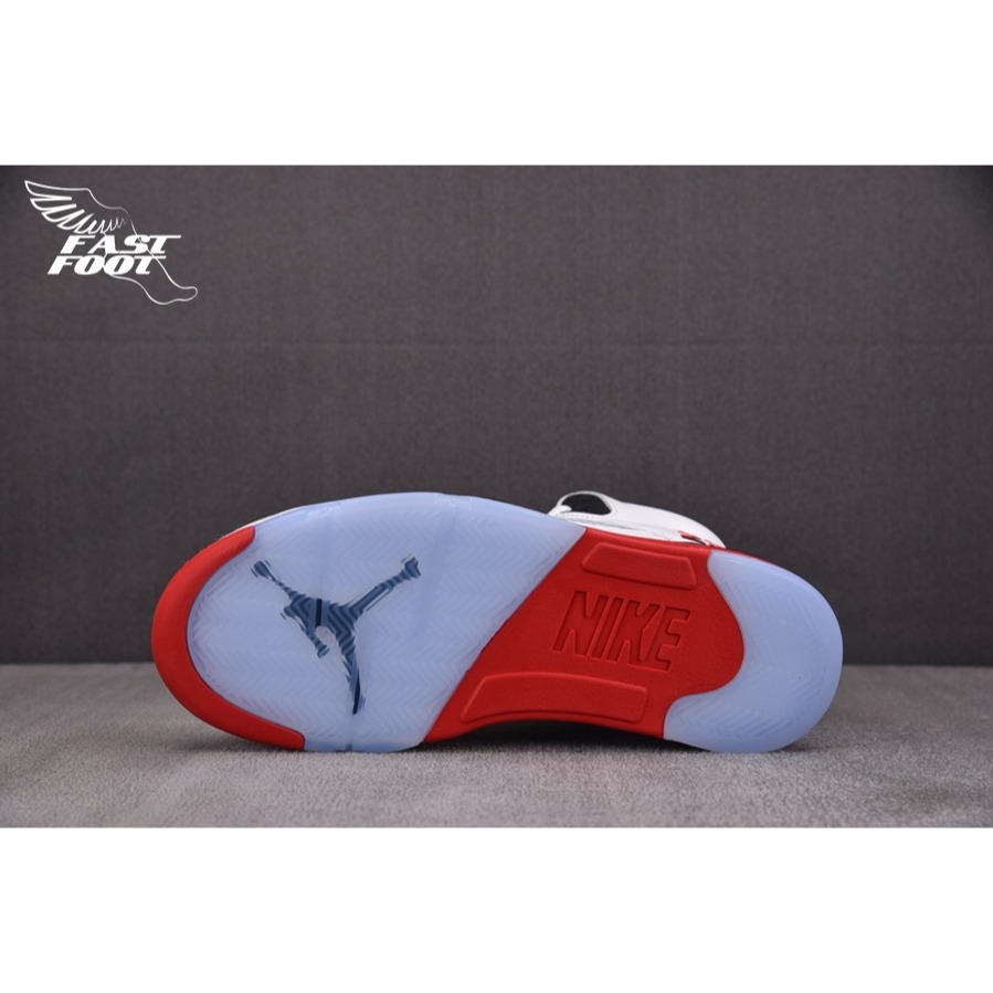 快腳🔎 Air Jordan 5 Fire Red  流川楓 黑鞋舌 灌籃高手 HQ7978-101-細節圖9