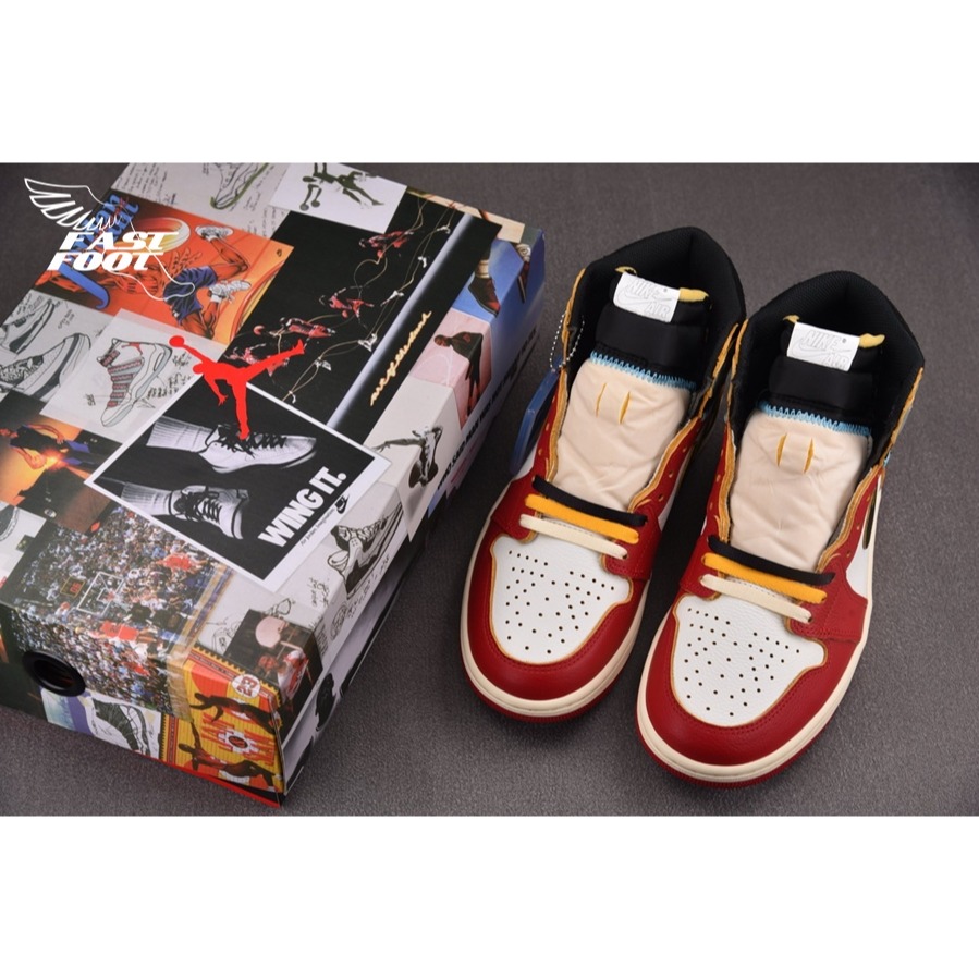 快腳🔎 Union LA x Air Jordan 1  High OG 聯名款 芝加哥 HV8563-600-細節圖3