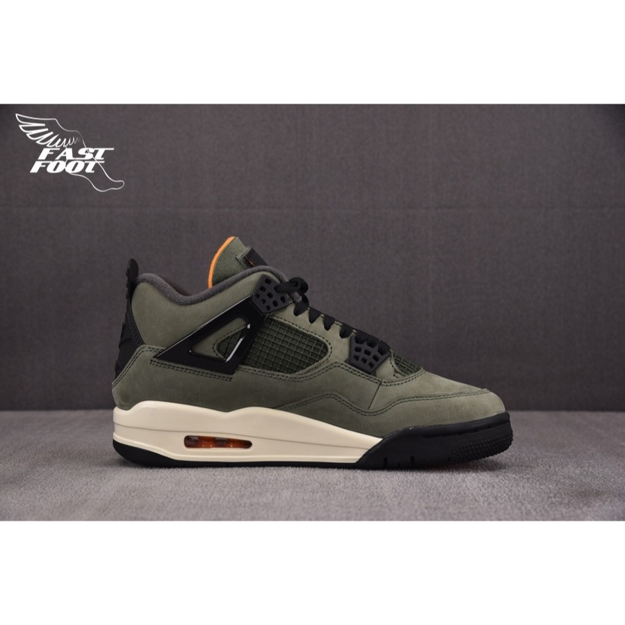 快腳🔎 Air Jordan 4 x Undefeated Deep Green 橄欖綠 聯名 IB1519-200-細節圖2