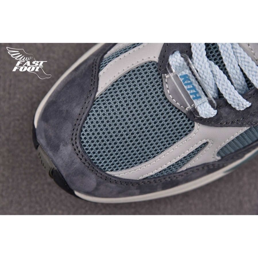 快腳🔎 Kith x New Balance 991v2 鋼鐵藍 灰藍 藍 大阪限定 聯名  U991KH2-細節圖3