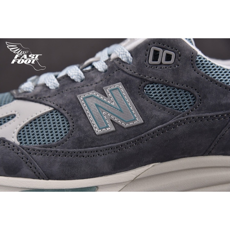 快腳🔎 Kith x New Balance 991v2 鋼鐵藍 灰藍 藍 大阪限定 聯名  U991KH2-細節圖6