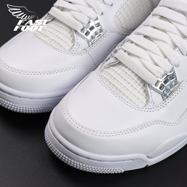 快腳🔎 Air Jordan 4 Retro Pure Money 四代 AJ4 全白 男 308497-100-細節圖4