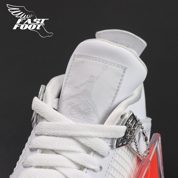 快腳🔎 Air Jordan 4 Retro Pure Money 四代 AJ4 全白 男 308497-100-細節圖5