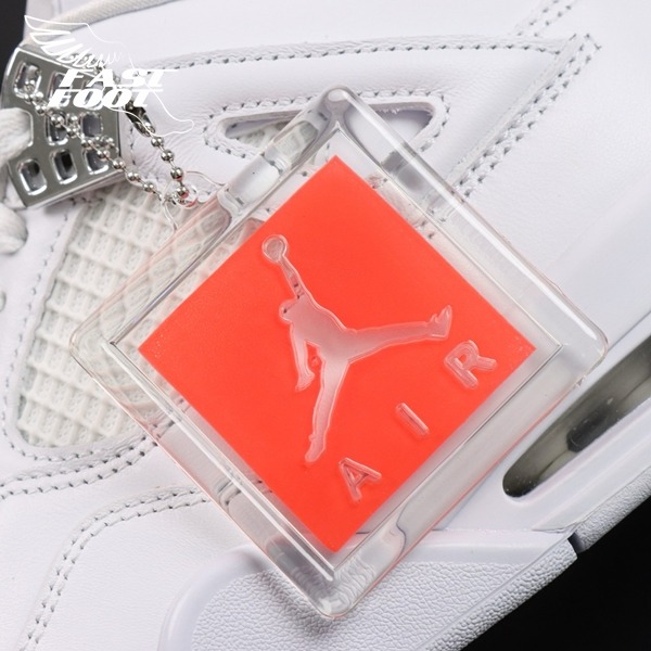 快腳🔎 Air Jordan 4 Retro Pure Money 四代 AJ4 全白 男 308497-100-細節圖7