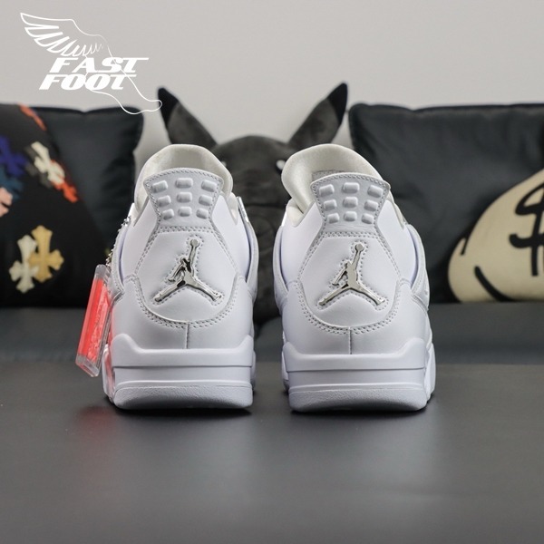 快腳🔎 Air Jordan 4 Retro Pure Money 四代 AJ4 全白 男 308497-100-細節圖8