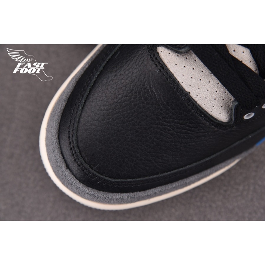 快腳🔎 NIKE AIR JORDAN  AJ3 反轉 NIKE AIR LOGO 麂皮黑藍  IB8967-004-細節圖4