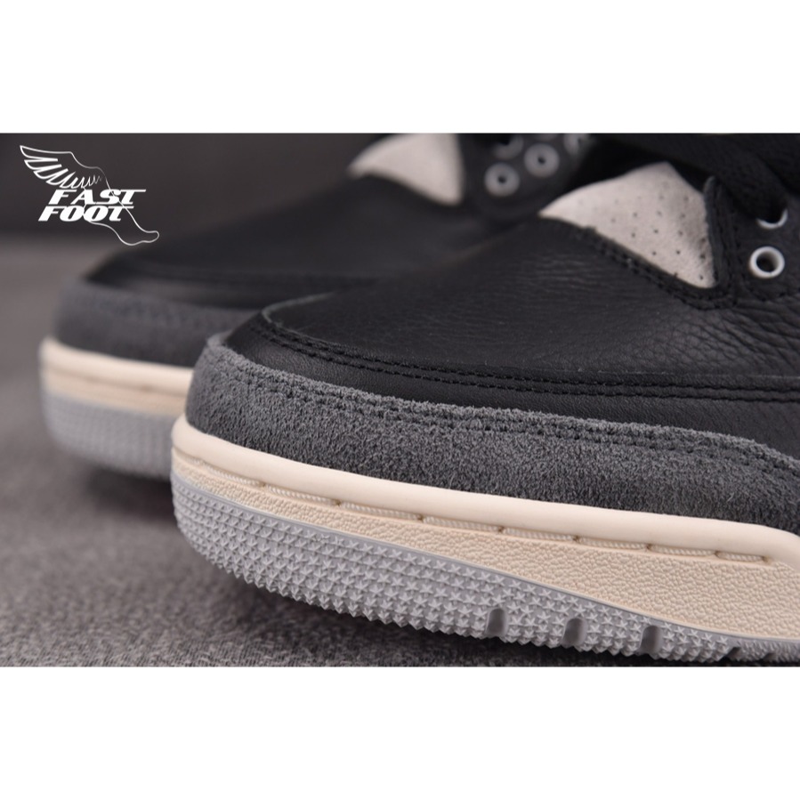 快腳🔎 NIKE AIR JORDAN  AJ3 反轉 NIKE AIR LOGO 麂皮黑藍  IB8967-004-細節圖5