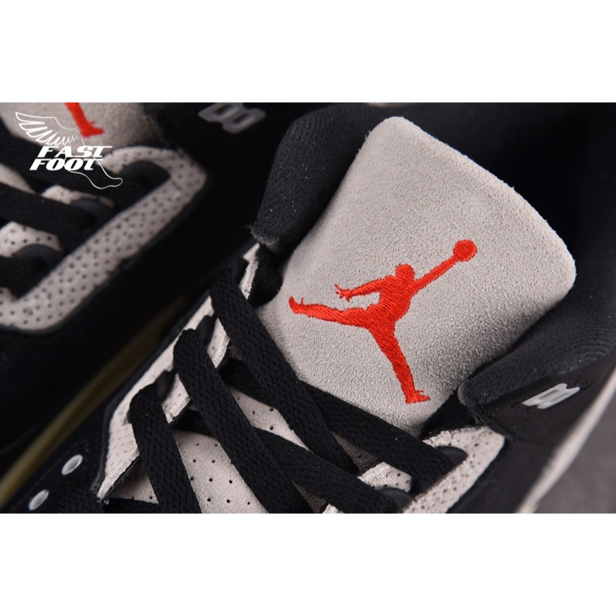 快腳🔎 NIKE AIR JORDAN  AJ3 反轉 NIKE AIR LOGO 麂皮黑藍  IB8967-004-細節圖6