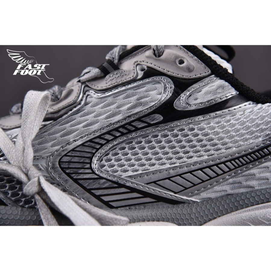 快腳🔎 BALENCIAGA 3XL 老爹鞋 做舊 白灰銀 WHITE SILVER-細節圖7