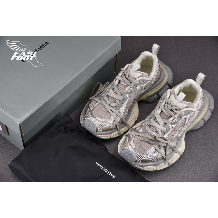 快腳🔎 BALENCIAGA 3XL 老爹鞋 做舊 香檳金 CAF CHAMPAGNE-細節圖3