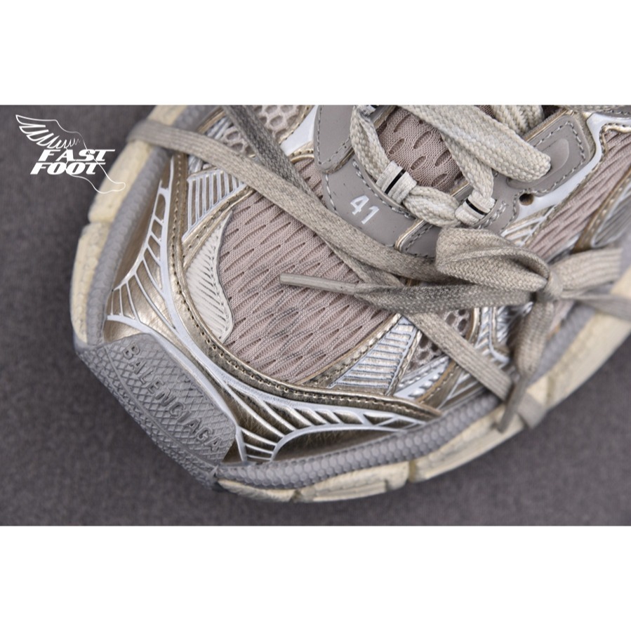 快腳🔎 BALENCIAGA 3XL 老爹鞋 做舊 香檳金 CAF CHAMPAGNE-細節圖4