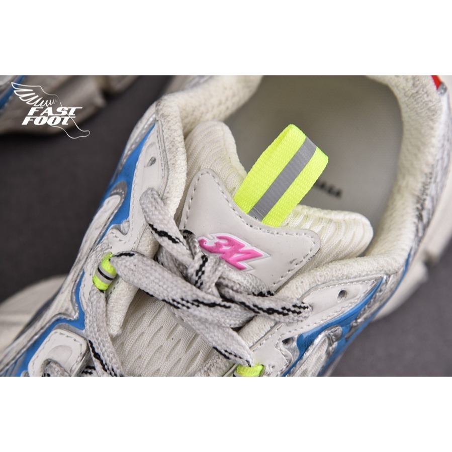 快腳🔎 BALENCIAGA 3XL 老爹鞋 做舊 紅藍粉 PRYNNE PEACH PINK-細節圖6