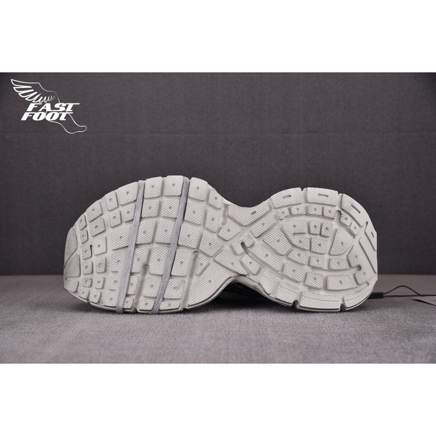 快腳🔎 BALENCIAGA 3XL 老爹鞋 做舊 白黑銀 EGGSHELL BLACK-細節圖10