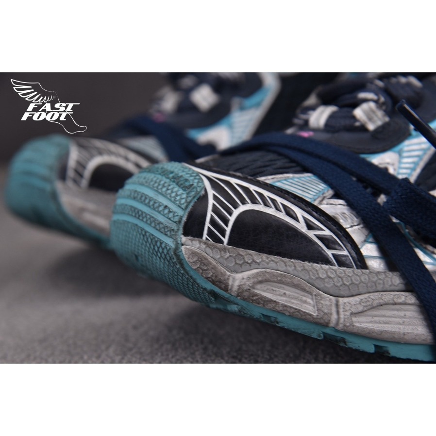 快腳🔎 BALENCIAGA 3XL 老爹鞋 做舊 灰藍粉 GREY MIX BLUE PINK-細節圖5