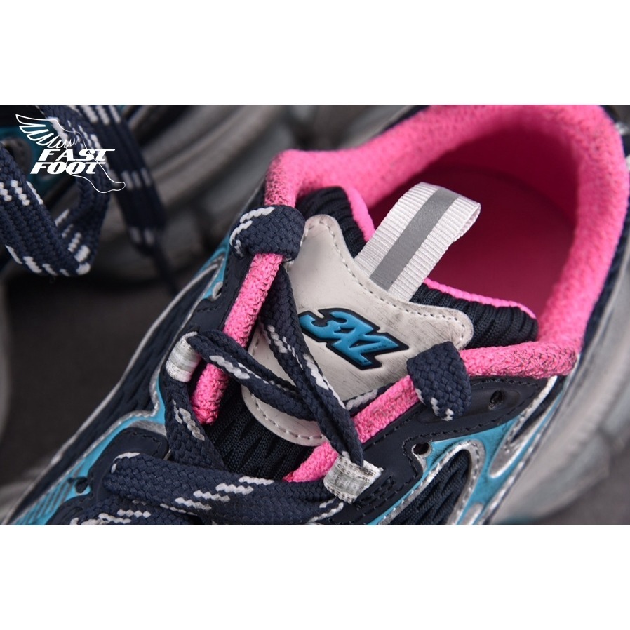 快腳🔎 BALENCIAGA 3XL 老爹鞋 做舊 灰藍粉 GREY MIX BLUE PINK-細節圖6
