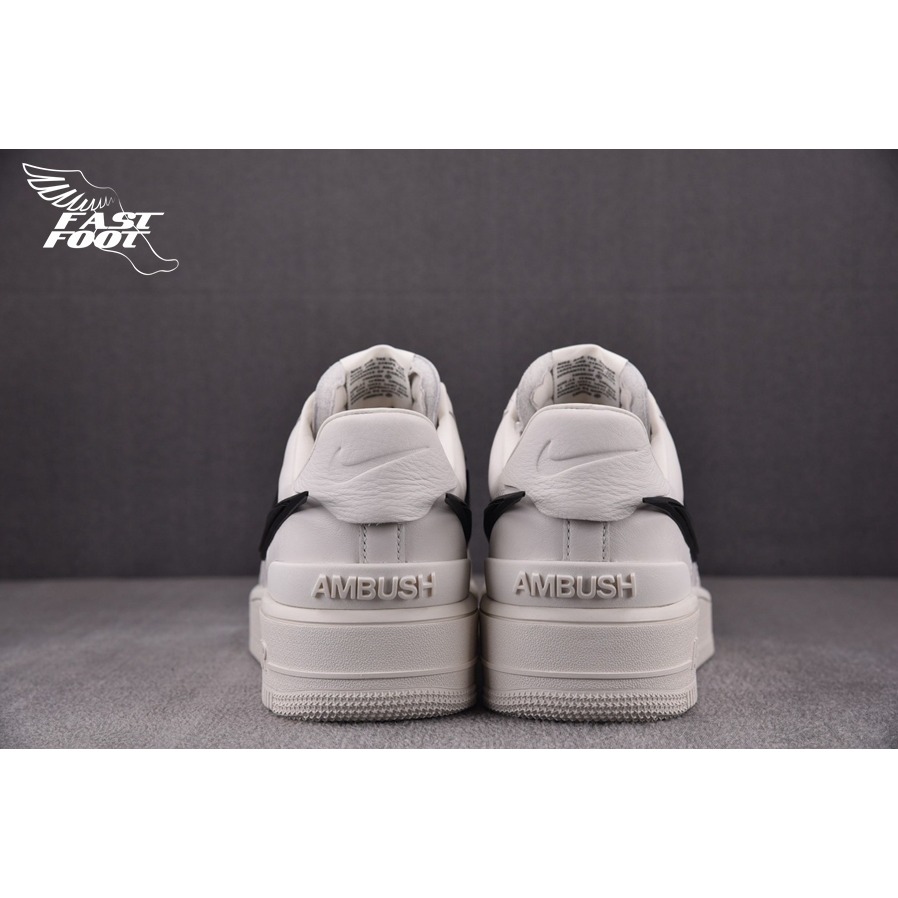 快腳🔎 AMBUSH X NIKE AIR FORCE 1 LOW 限定聯名 米白 貴重皮革 DV3464-002-細節圖9