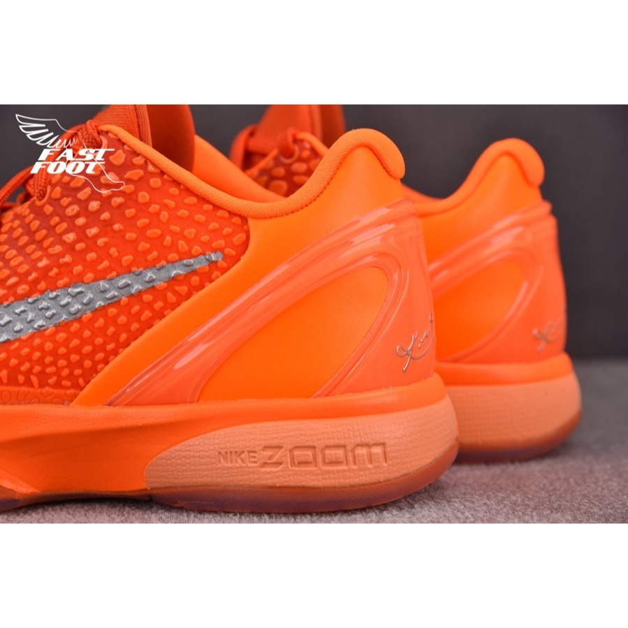 快腳🔎 Nike Kobe 6 Protro Total Orange 橘銀勾 水晶底 IH1871-800-細節圖7