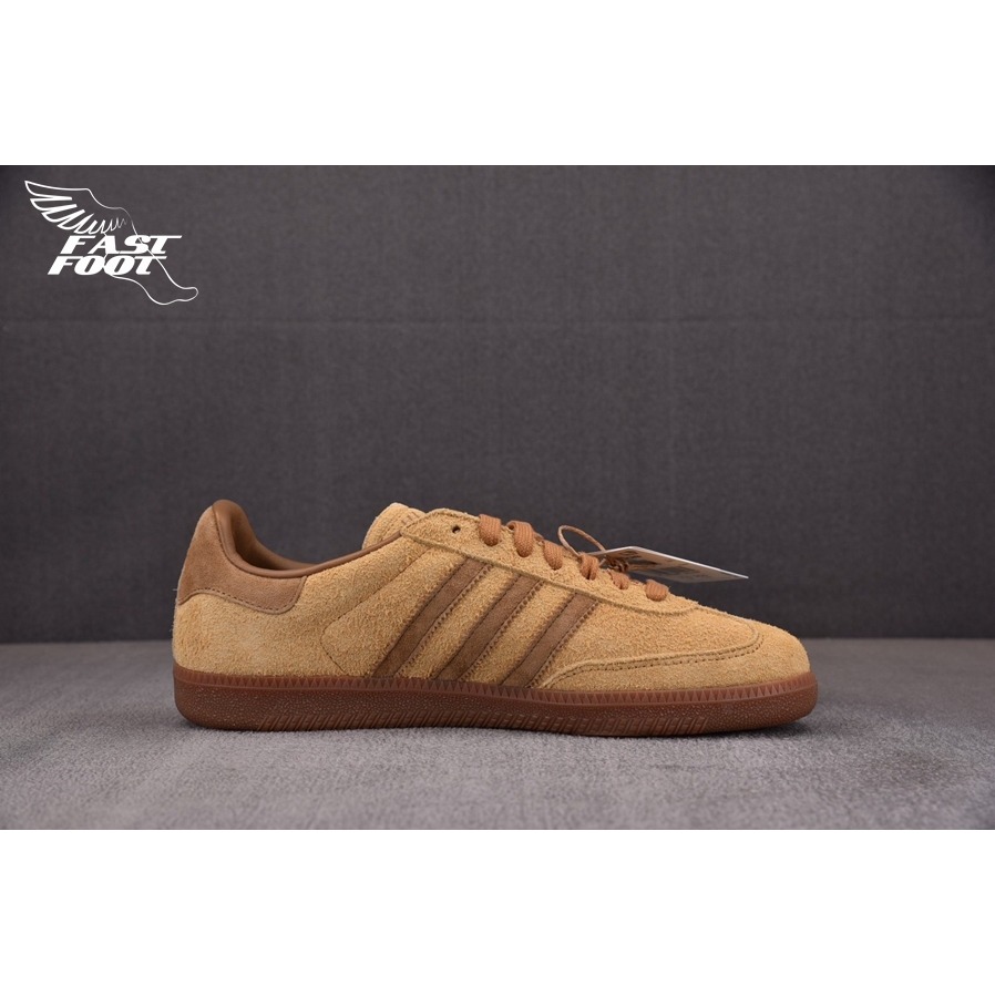 快腳🔎 JJJJOUND X Adidas Samba tobacco 卡其色 ID8709 聯名 德訓鞋-細節圖2