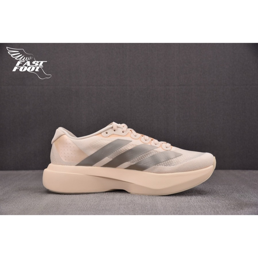 快腳🔎 adidas Adizero Evo SL Wonder White 米白 慢跑鞋 JR5481-細節圖2