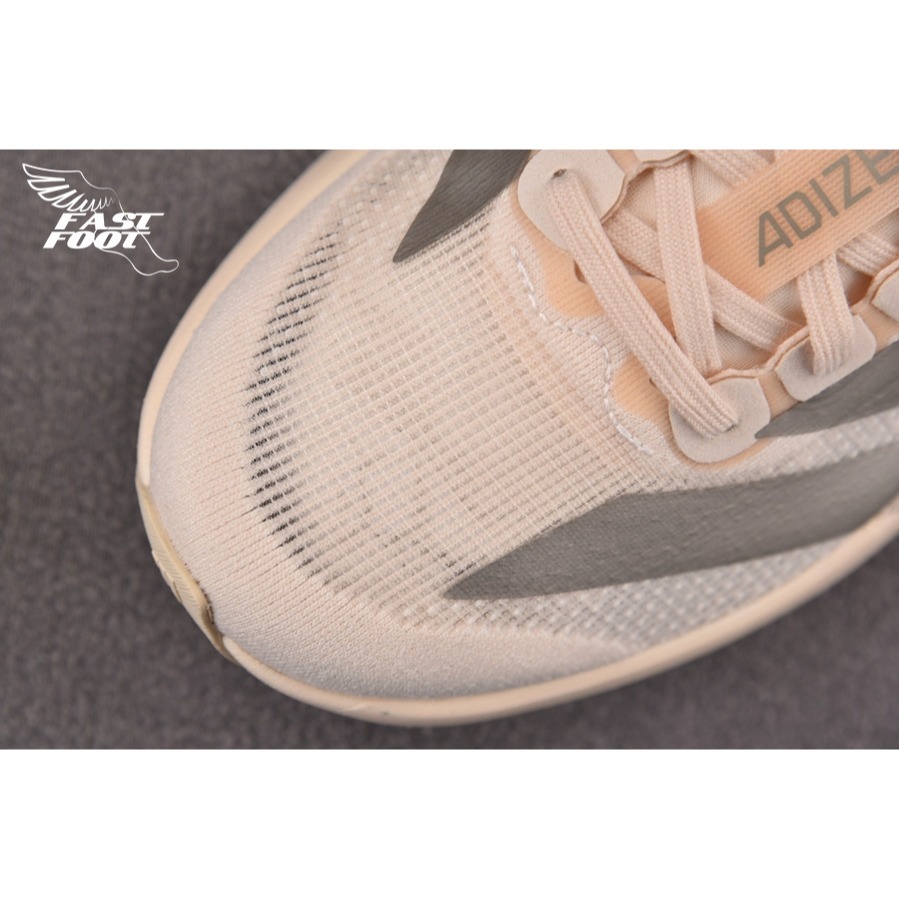 快腳🔎 adidas Adizero Evo SL Wonder White 米白 慢跑鞋 JR5481-細節圖4