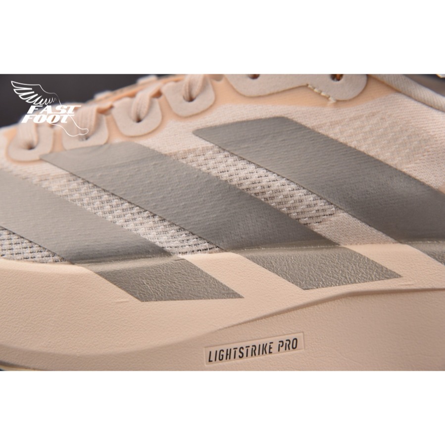 快腳🔎 adidas Adizero Evo SL Wonder White 米白 慢跑鞋 JR5481-細節圖6