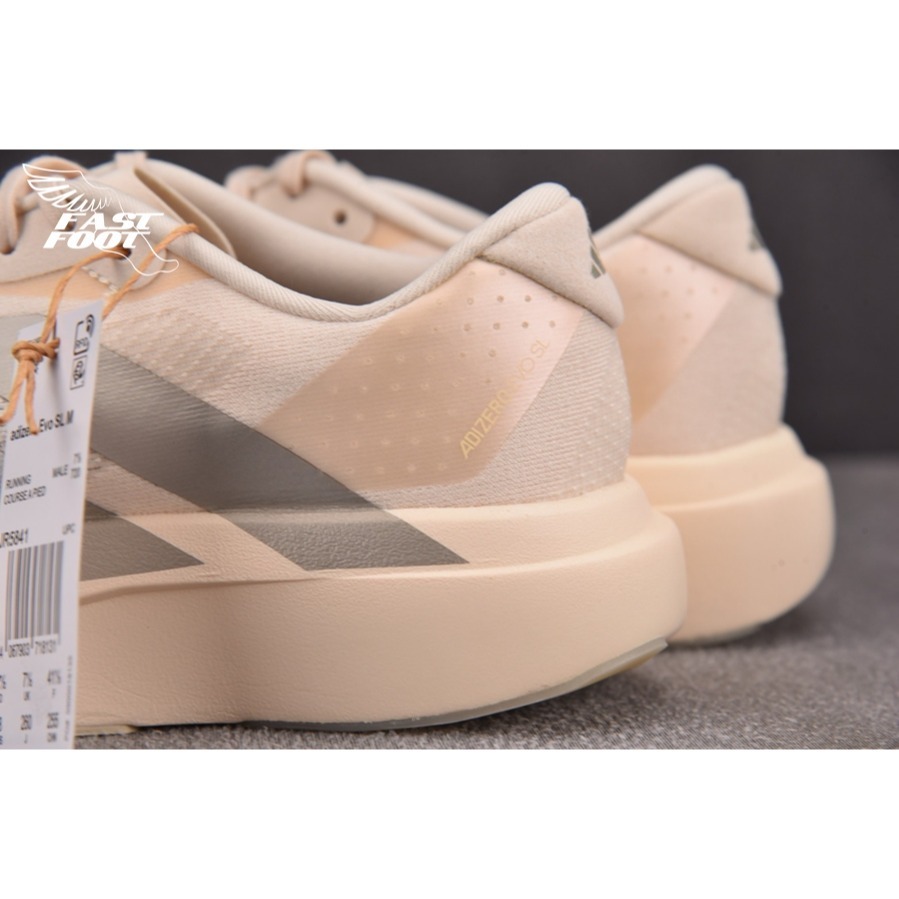 快腳🔎 adidas Adizero Evo SL Wonder White 米白 慢跑鞋 JR5481-細節圖7