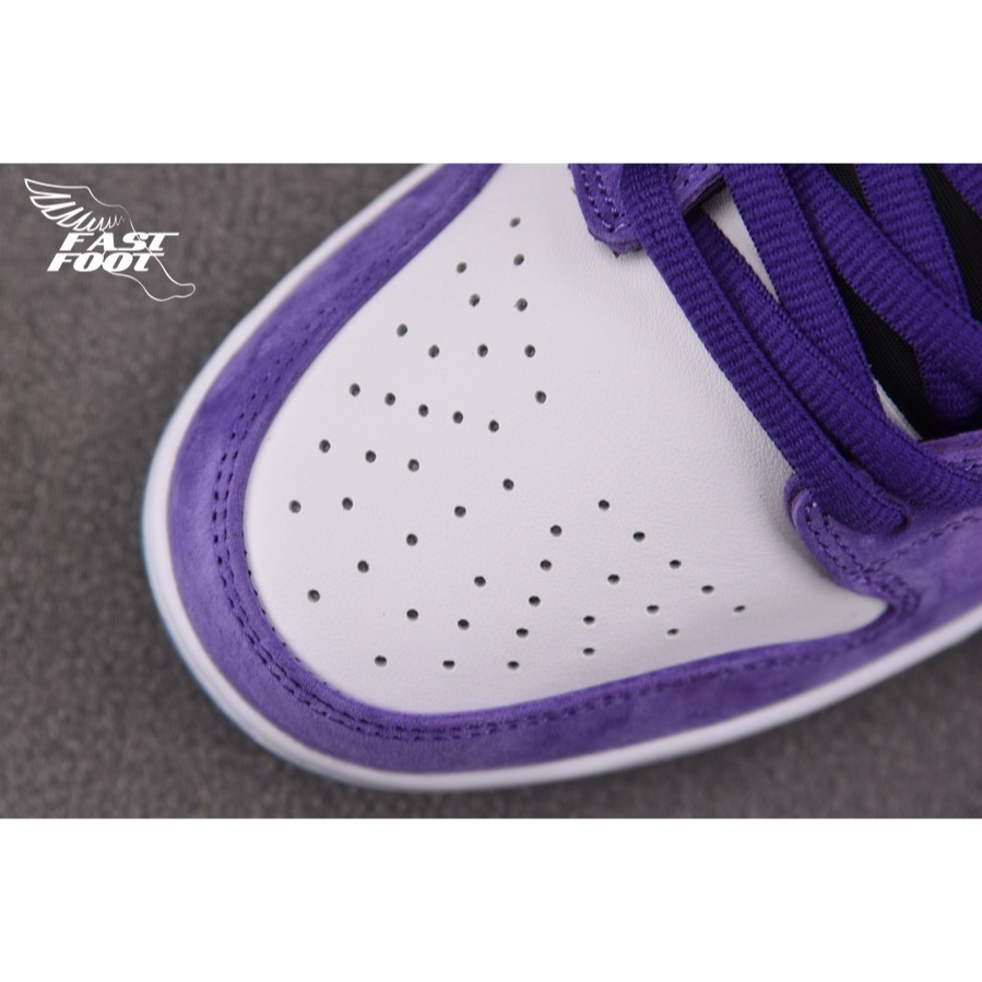 快腳🔎 Hayley Wilson x Nike SB Dunk 麂皮黑紫冰底 男鞋 HJ0513-500-細節圖4