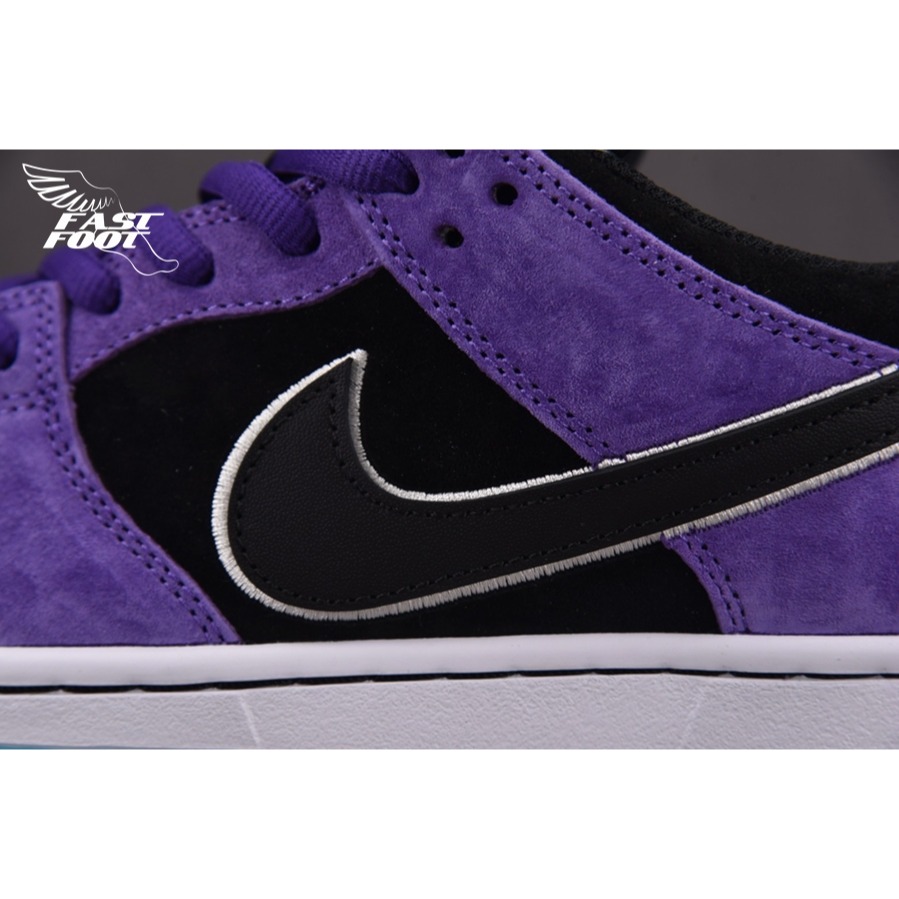 快腳🔎 Hayley Wilson x Nike SB Dunk 麂皮黑紫冰底 男鞋 HJ0513-500-細節圖7