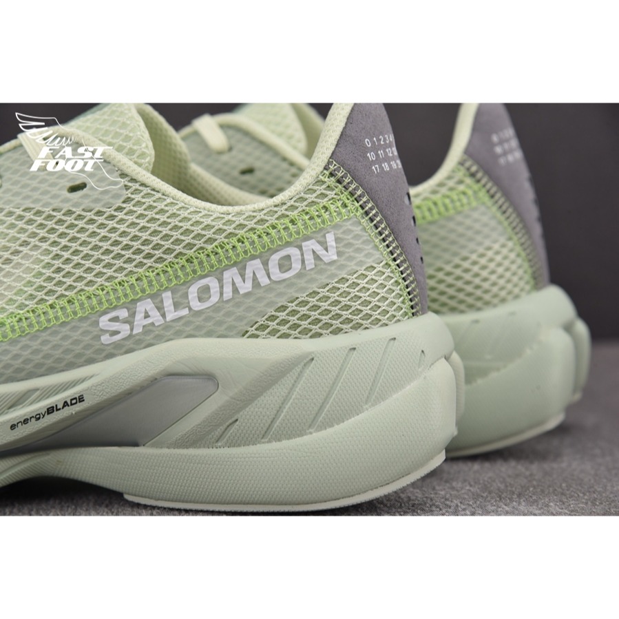 快腳🔎 MM6 MAISON MARGIELA X SALOMON SPECTUR 2 超級聯名 薄荷 慢跑鞋-細節圖8