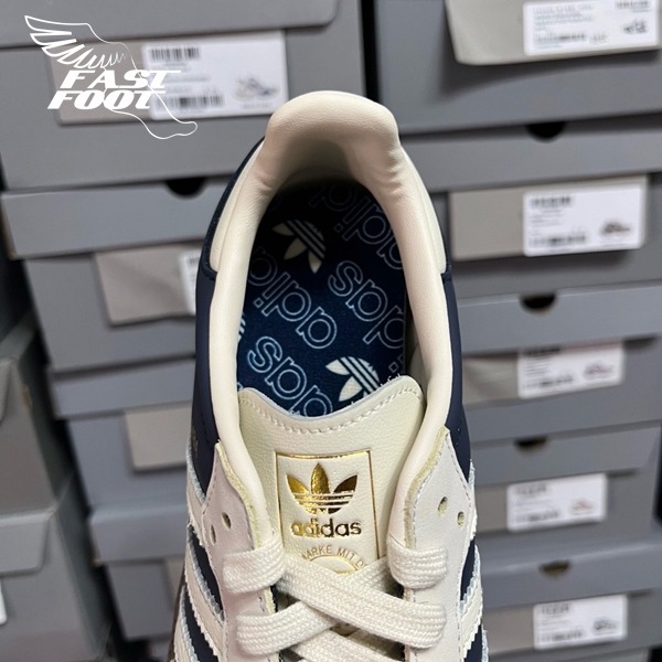 快腳🔎 ADIDAS SAMBA OG  男女鞋 短毛 麂皮 藏青藍 德訓鞋 特殊皮革 IG1968-細節圖6