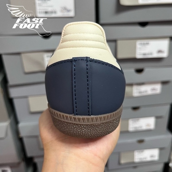 快腳🔎 ADIDAS SAMBA OG  男女鞋 短毛 麂皮 藏青藍 德訓鞋 特殊皮革 IG1968-細節圖7