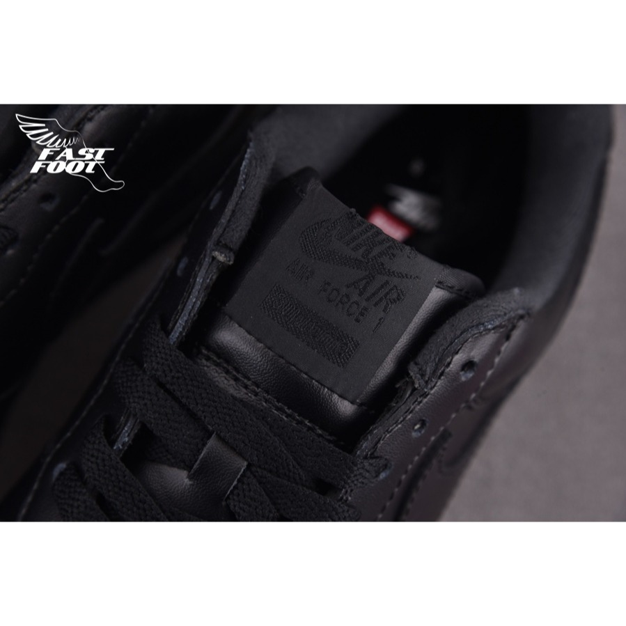 快腳🔎 Supreme x Nike Air Force 1 Low 聯名款 黑  CU9225-001-細節圖5