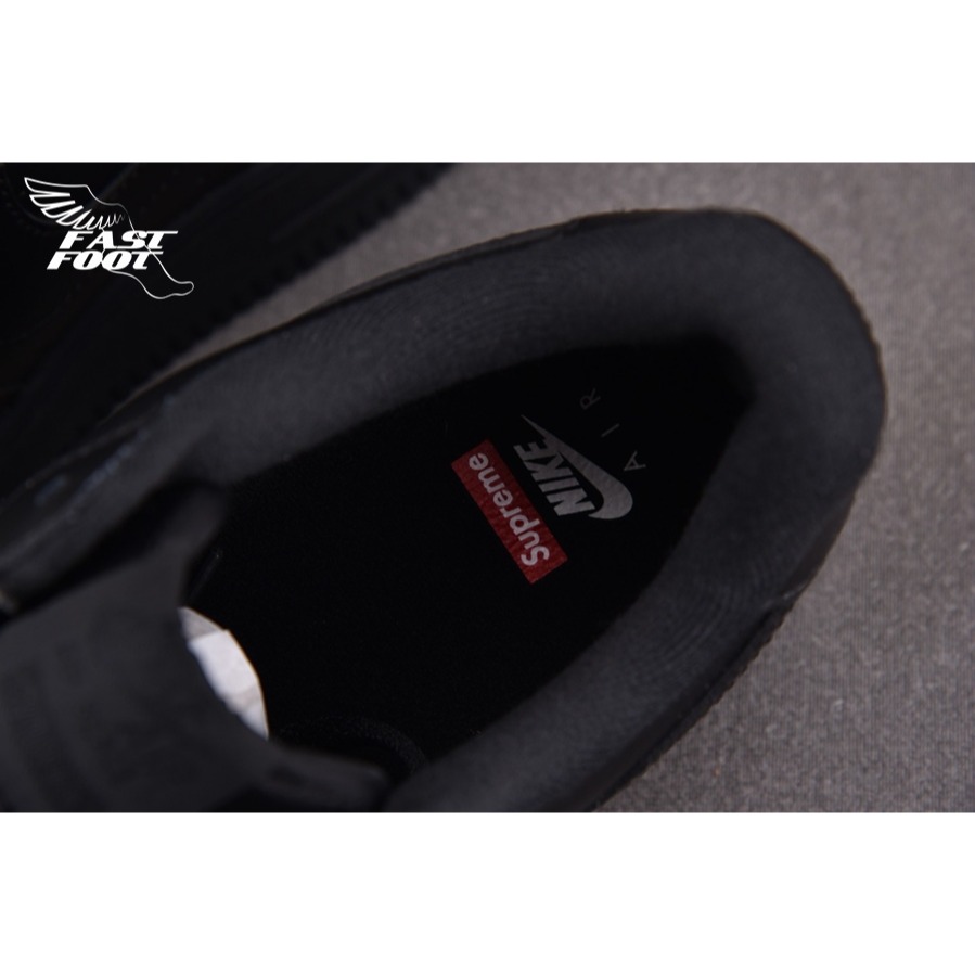 快腳🔎 Supreme x Nike Air Force 1 Low 聯名款 黑  CU9225-001-細節圖6